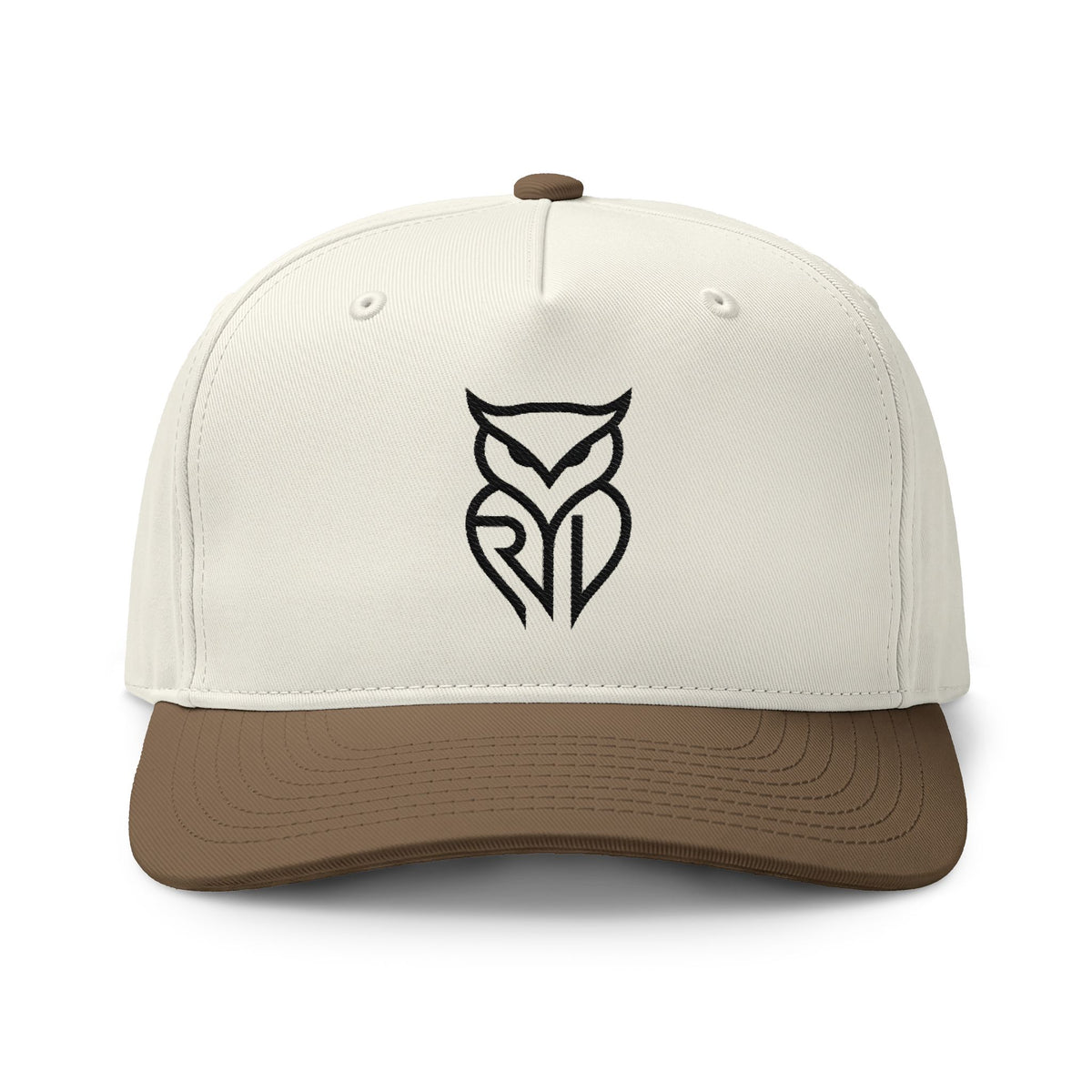 Rare Lab two-tone cap with the embroidered Rare Lab owl logo on the front