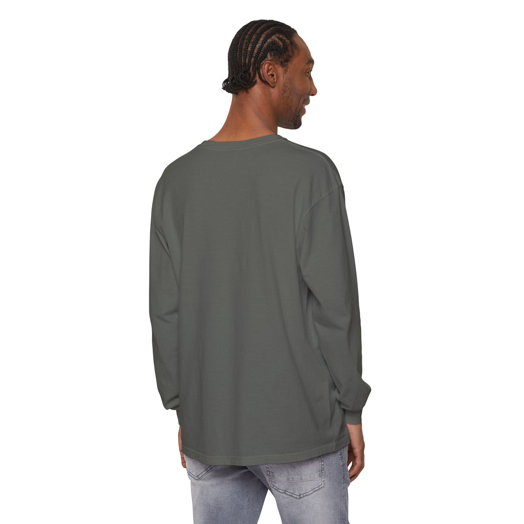 Rare Lab Script Logo garment-dyed long sleeve tee with the Rare Lab script logo
