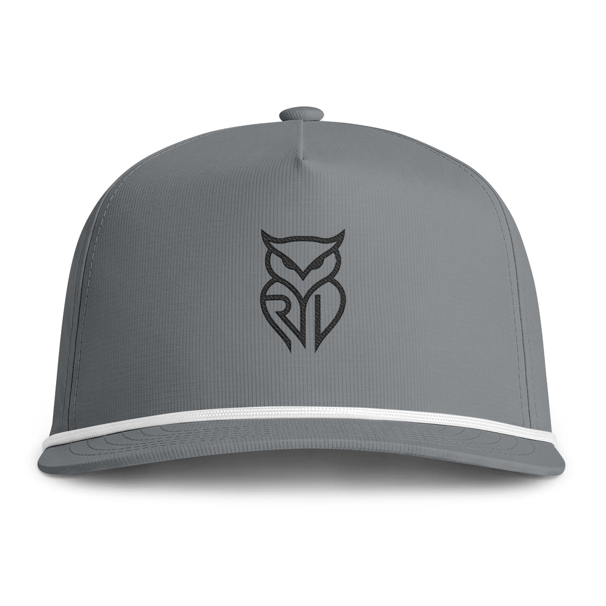 Rare Lab rope-trim snapback with the embroidered Rare Lab owl logo on the front